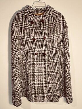 Susan Lynn Vintage Wool Tweed Cape